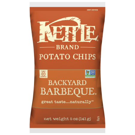 KETTLE FOODS Kettle Potato Chip Backyard BBQ 5 oz., PK8 109431